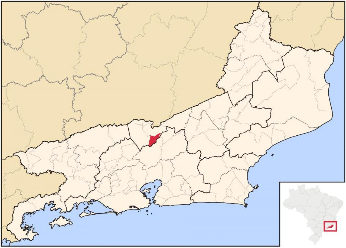 מפה של האזורי