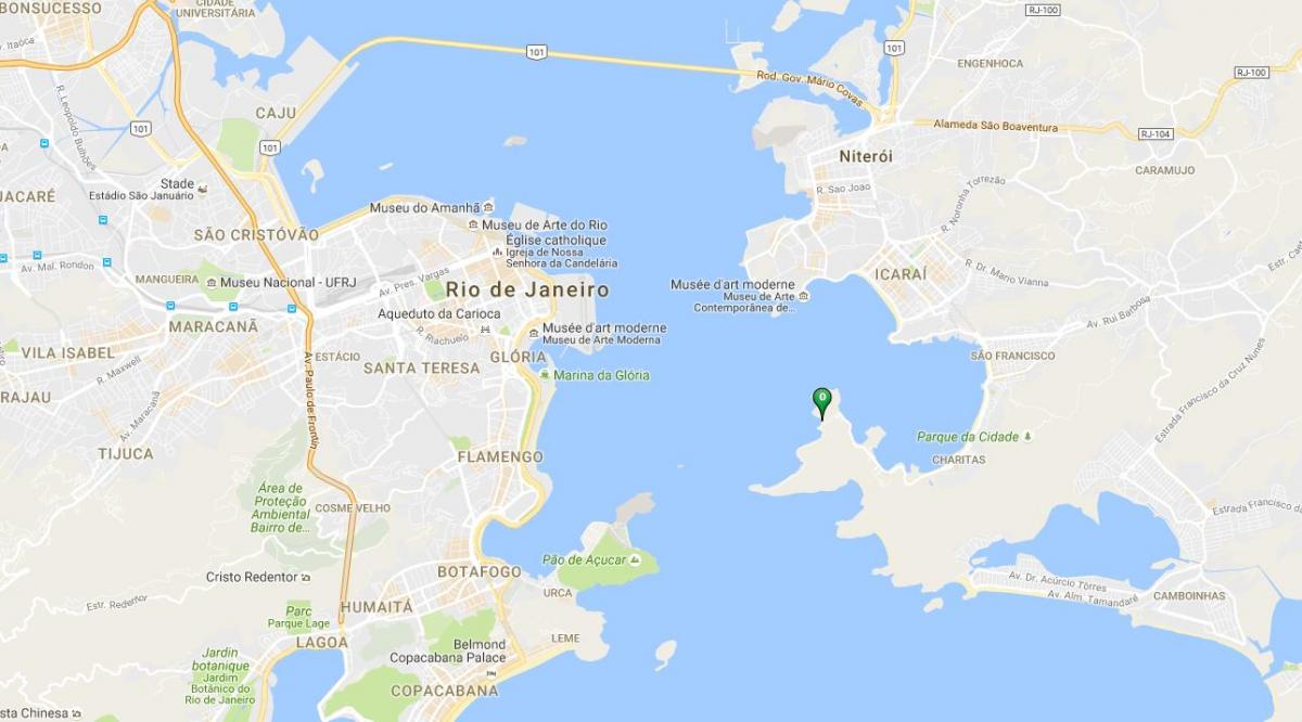 מפה של חוף Adão