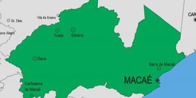 מפה של Macaé עיריית