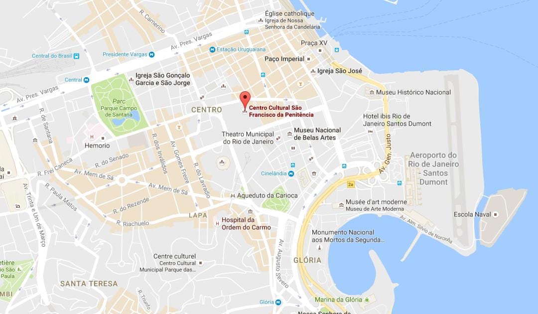 מפה של סאו פרנסיסקו דה Penitencia