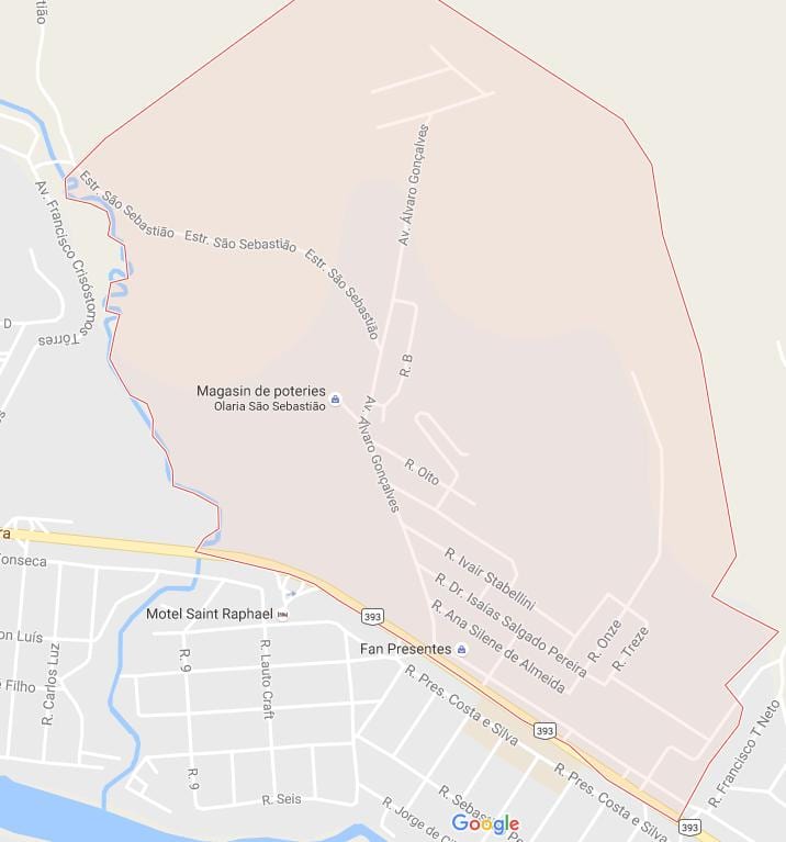מפה של Bairro de Fátima