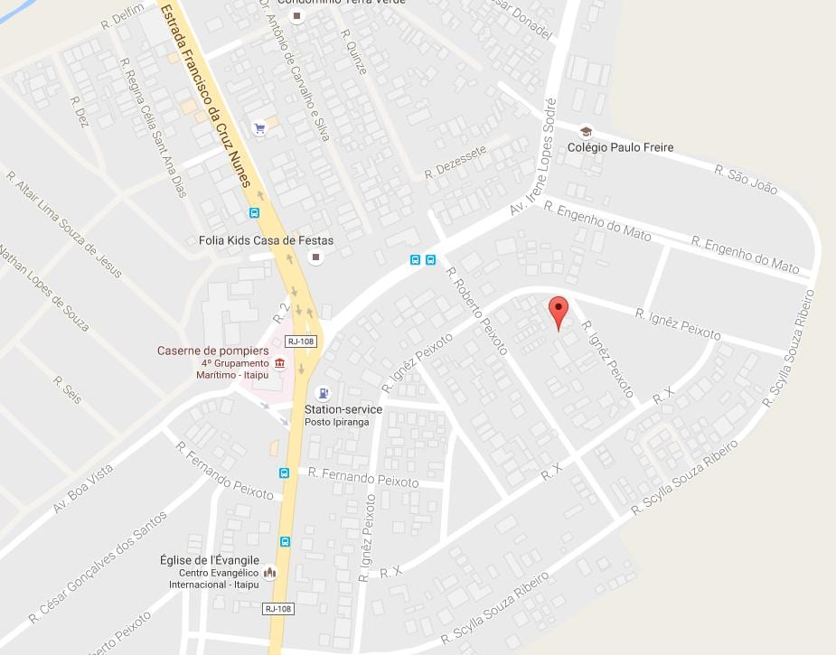 מפה של Bairro Peixoto