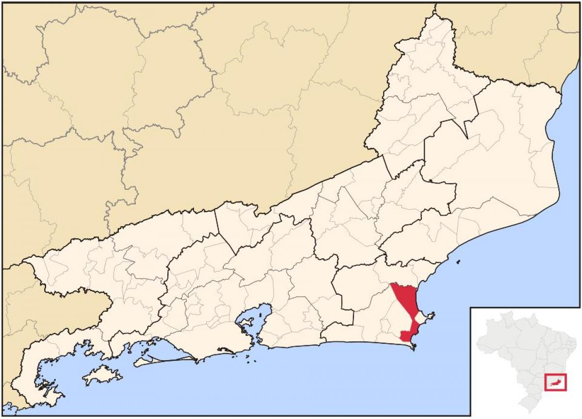 מפה של Cabo Frio