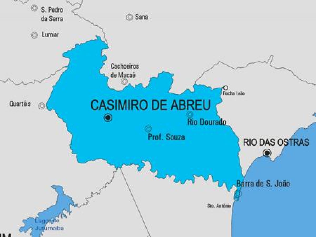 מפה של עיריית Carmo