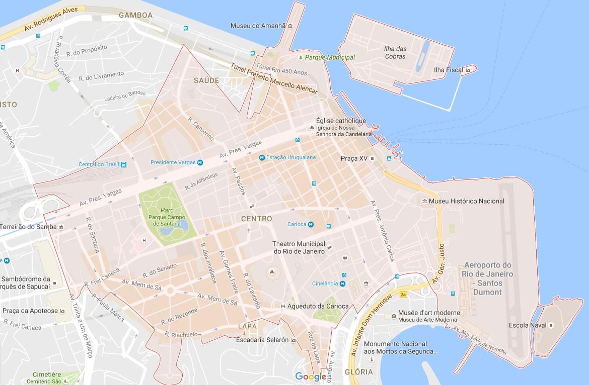 מפת Centro