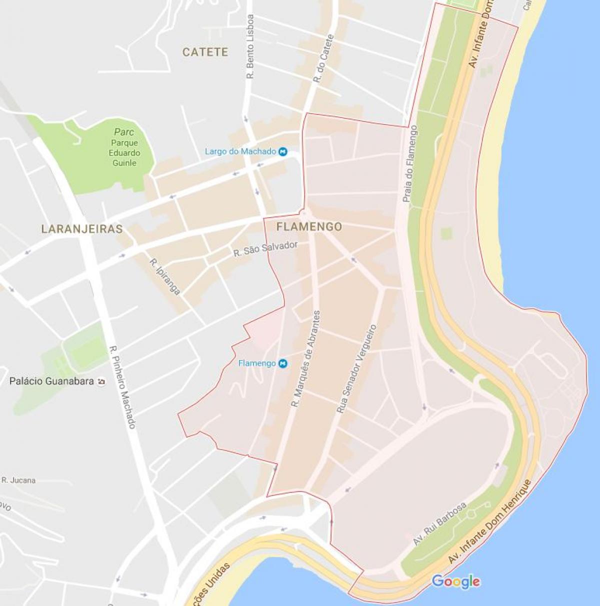 מפה של Flamengo