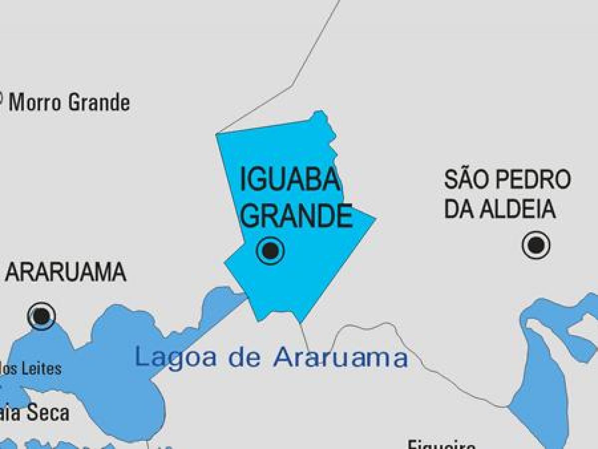 מפה של Iguaba עיריית גרנדה