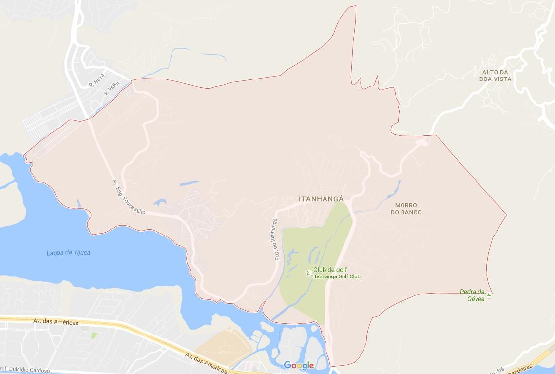 מפה של Itanhangá