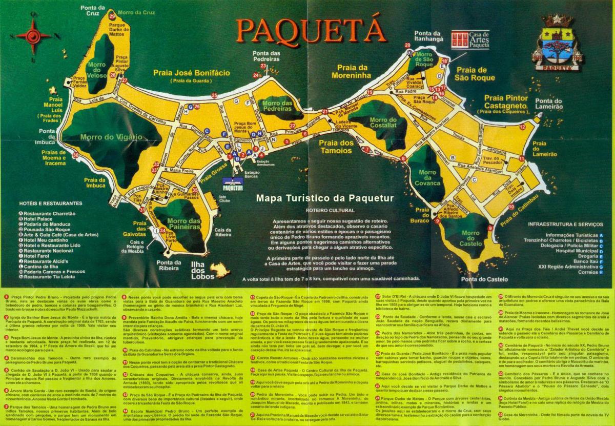 מפה של Paquetá