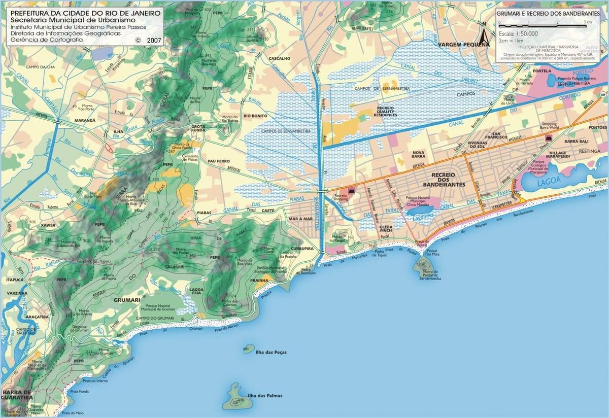 מפה של Reserva החוף