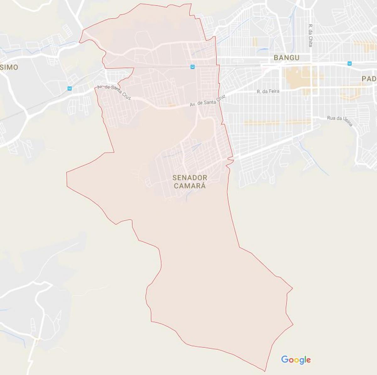 מפה של Senador Camará