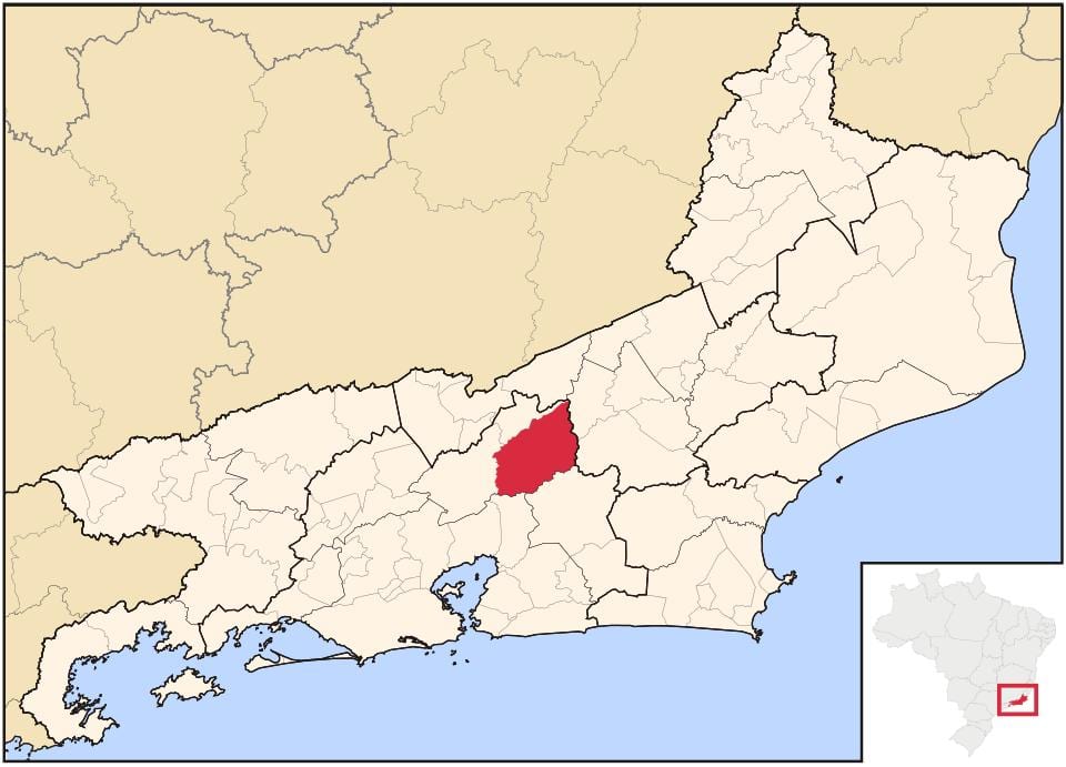 מפה של Teresópolis