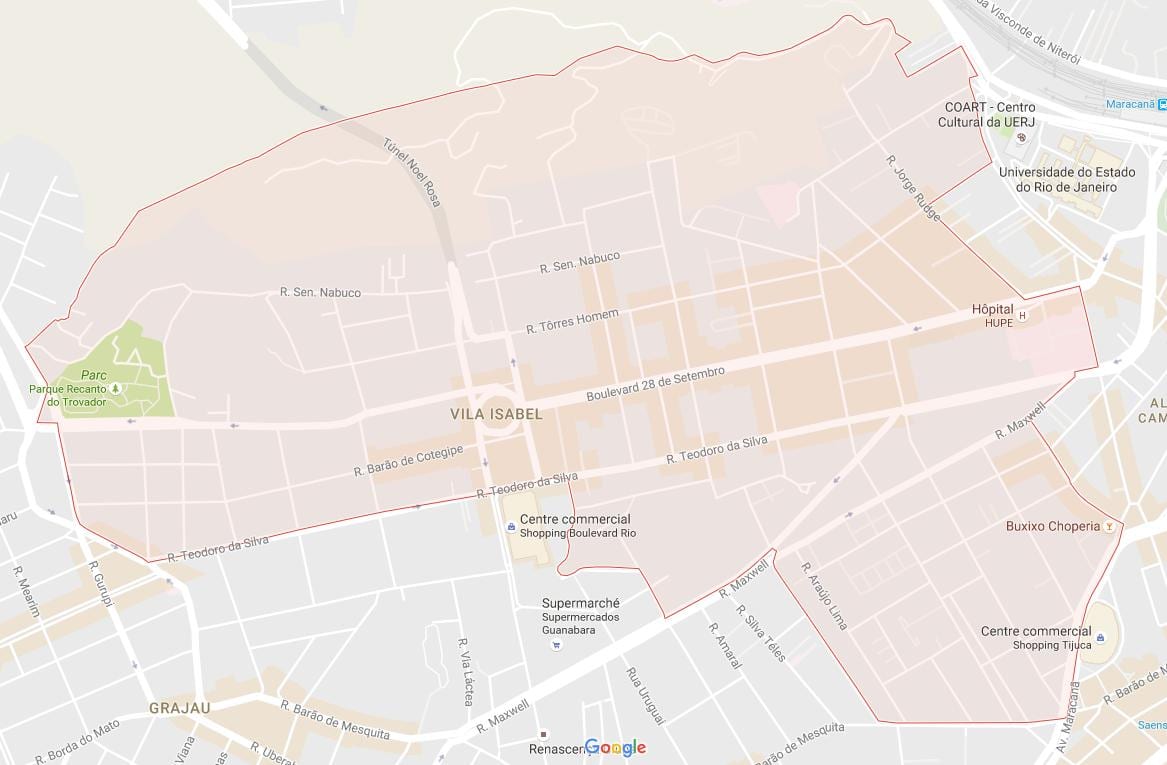 מפה של Vila איזבל