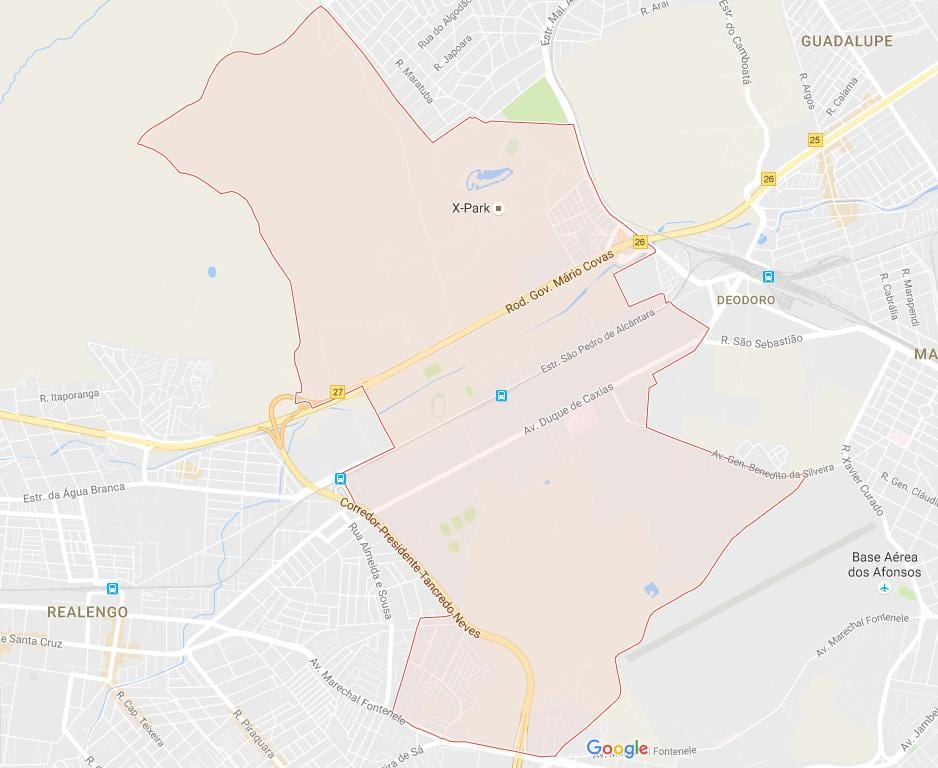 מפה של Vila הצבאית