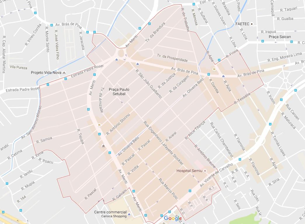 מפה של Vila da Penha