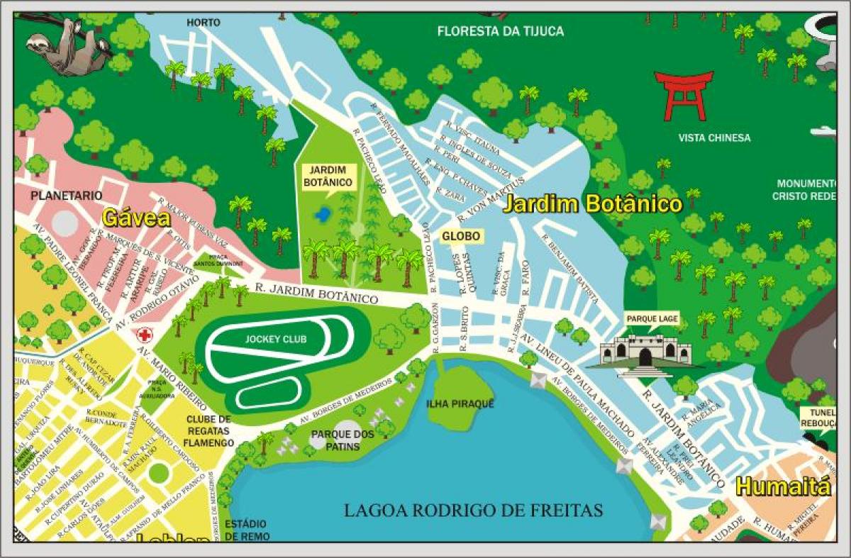 המפה של ג ' וקי קלאב Brasileiro