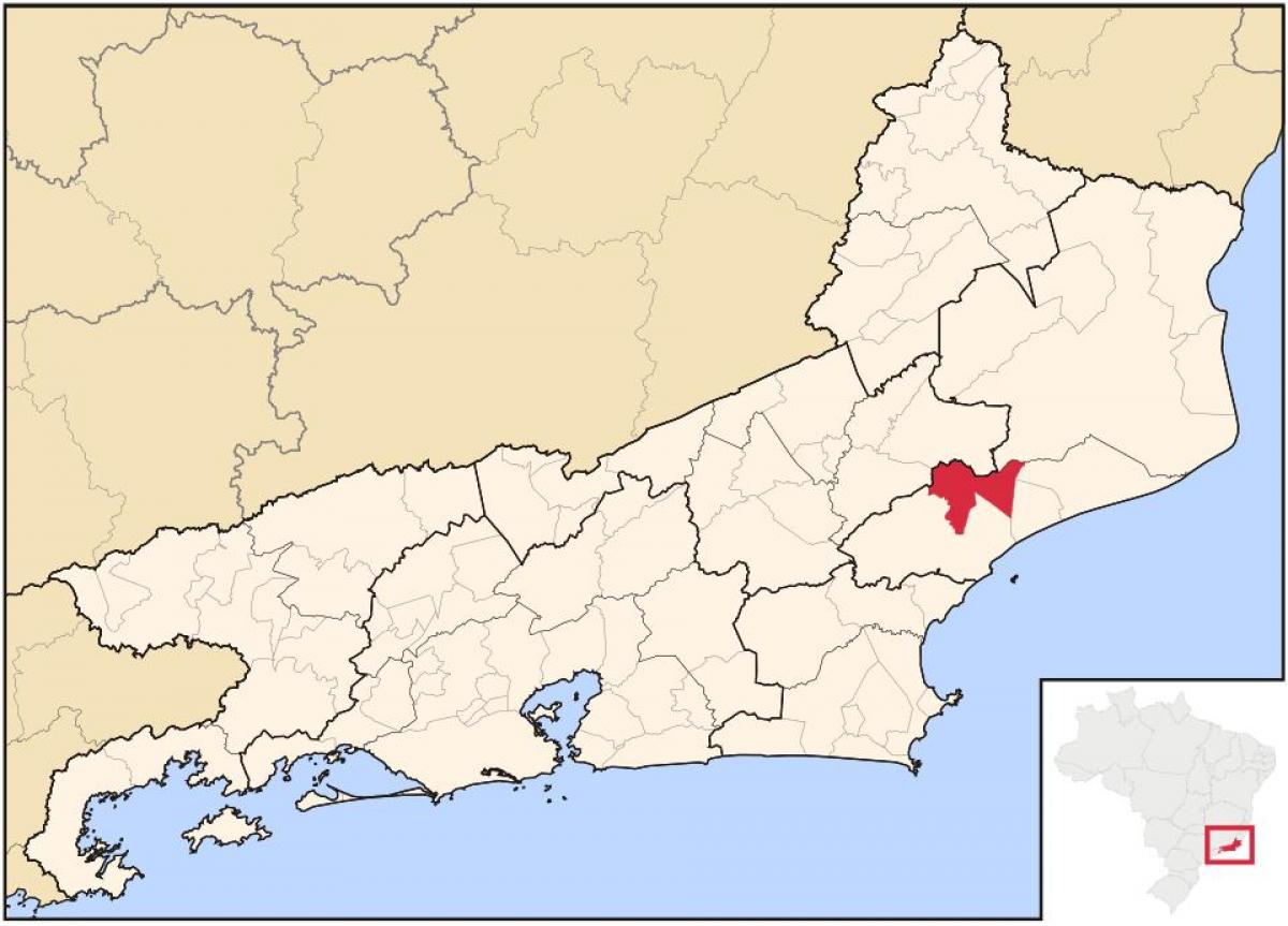 מפה של דה קונסיסאו Macabu