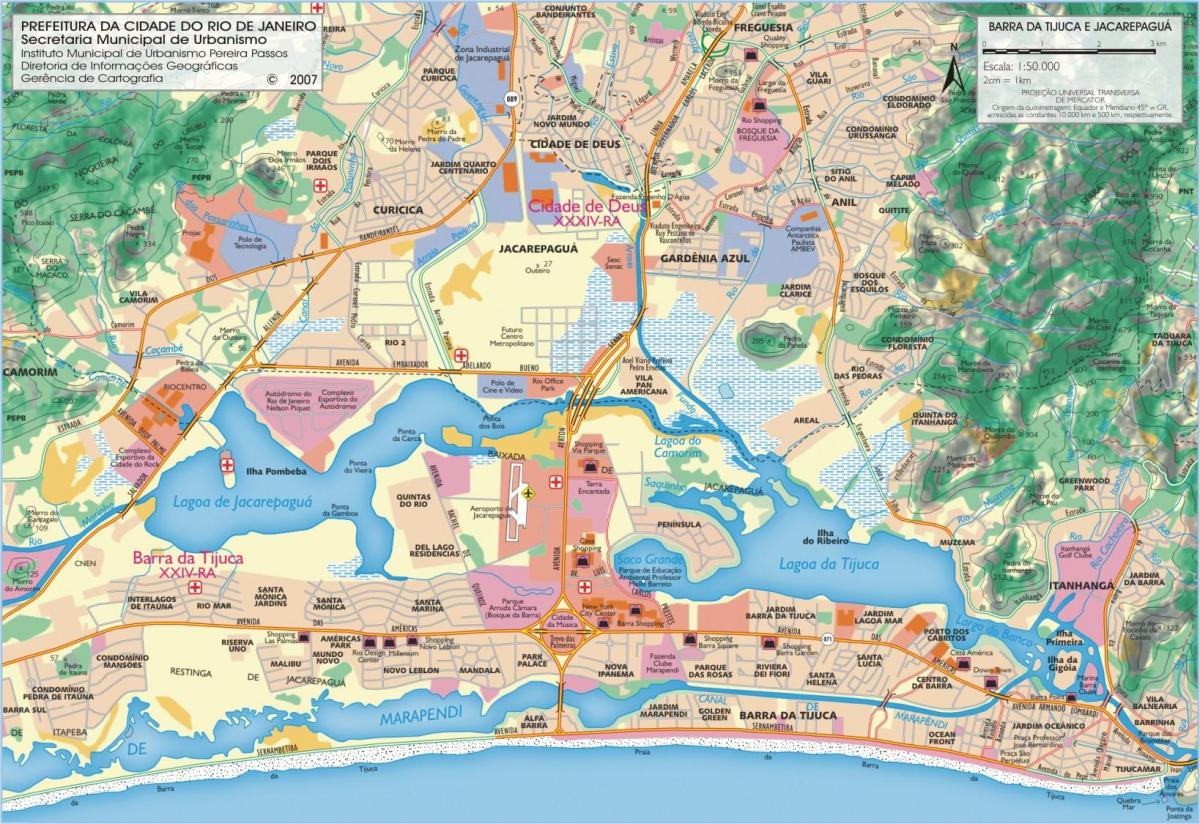 המפה של Barra beach