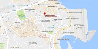 מפה של סאו פרנסיסקו דה Penitencia