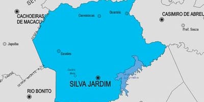 מפה של סילבה Jardim עיריית