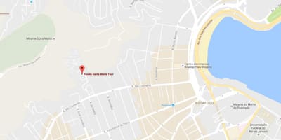 מפה של השכונה סנטה מרטה