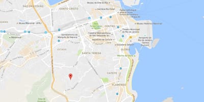 מפה של השכונה Mangueira
