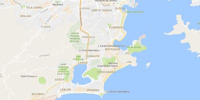 מפה של השכונה Vidigal