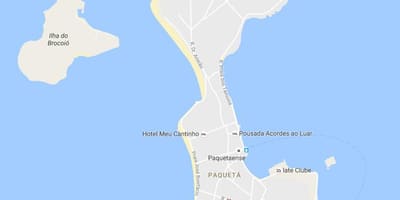 מפה של bairro Paquetá