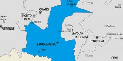 המפה של Barra מנילהafrica. kgm עיריית