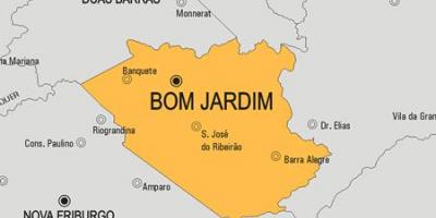 מפה של Bom Jardim עיריית