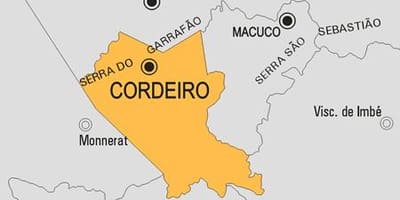 מפה של Cordeiro עיריית