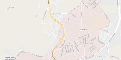 מפה של Curicica