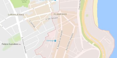 מפה של Flamengo