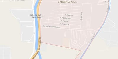 מפה של Gardênia Azul