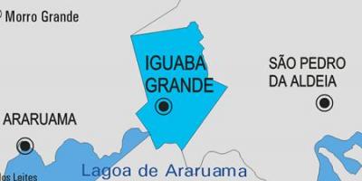 מפה של Iguaba עיריית גרנדה
