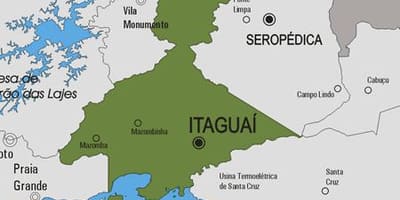 מפה של Itaguaí עיריית