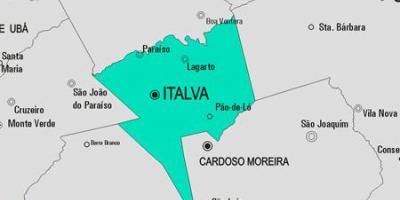 מפה של Italva עיריית