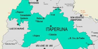 מפה של Itaperuna עיריית