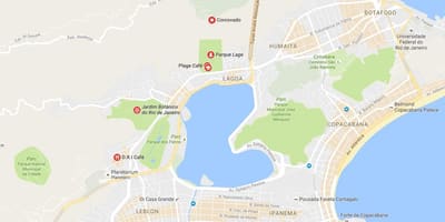 מפה של פארק Lage