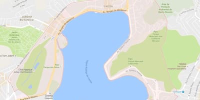 מפה של Lagoa