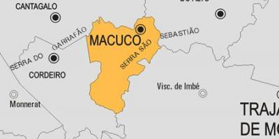 מפה של Macuco עיריית