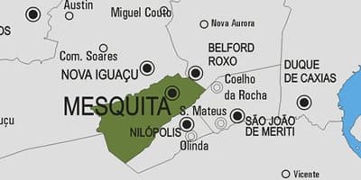 מפה של Mesquita עיריית