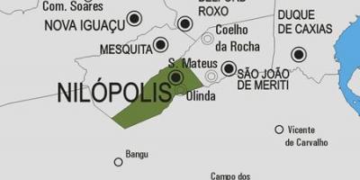 מפה של Nilópolis עיריית