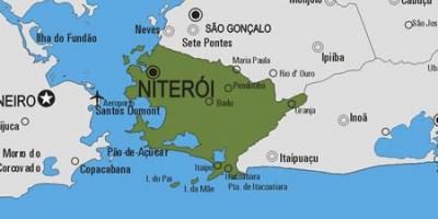 מפה של Niterói עיריית
