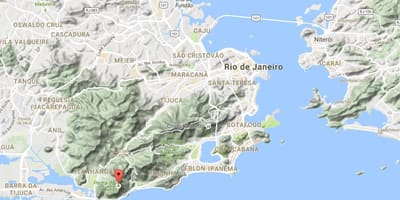 מפה של Pedra da Gávea