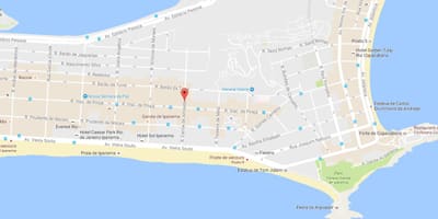 מפה של quartier הומו ריו דה ז ' ניירו