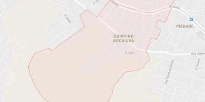 מפה של Quintino Bocaiúva