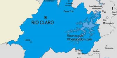 מפה של Rio Claro עיריית