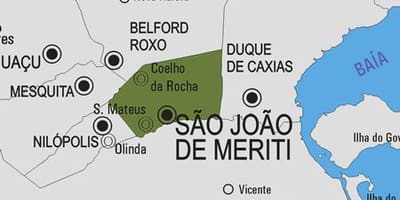 מפה של São João de Meriti עיריית