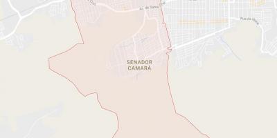 מפה של Senador Camará
